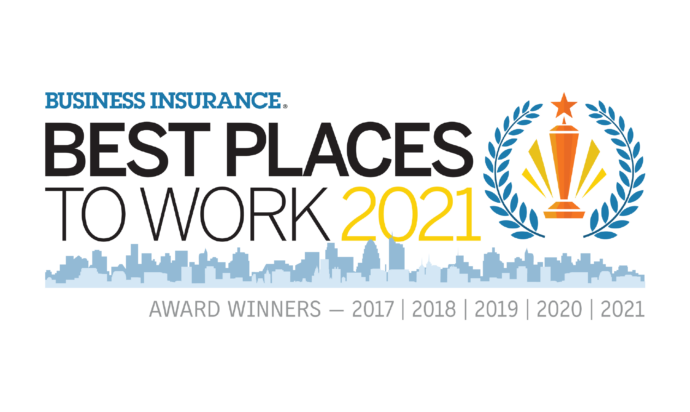 Awards & Accolades - Best Places to Work in Insurance - 690x412